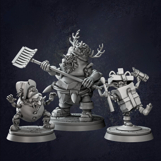 Disguised Christmas Rascals - The Print Tavern D&D RPG Miniature