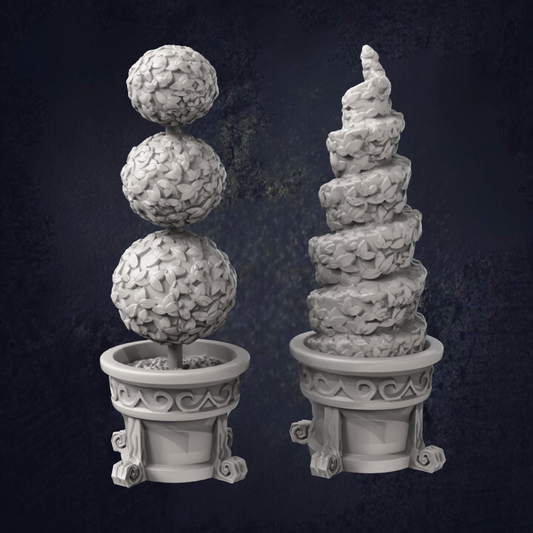 Potted Topiary Plants