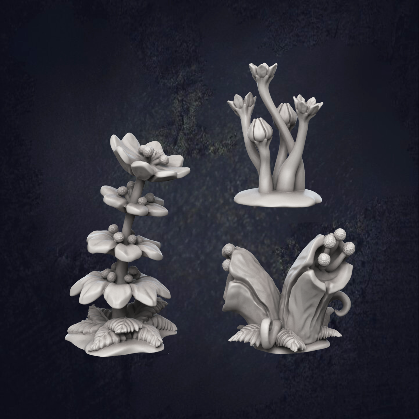 Forest Plant Scatter Terrain - The Print Tavern D&D RPG Miniature