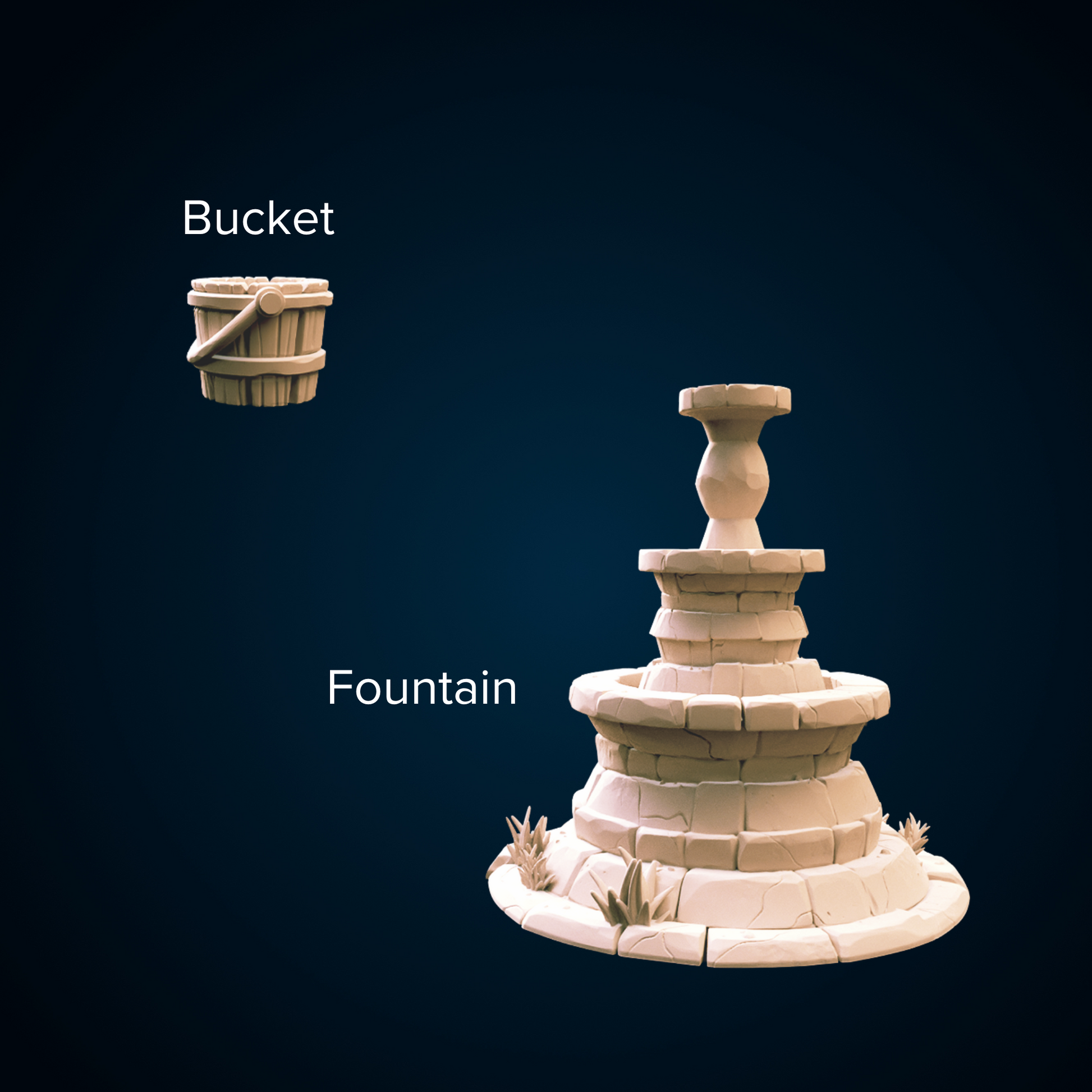 Town Props - The Print Tavern D&D RPG Miniature
