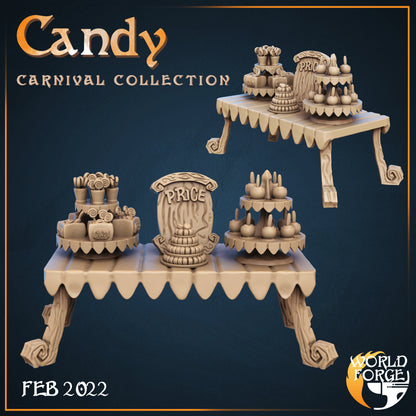 Carnival Food Stands - The Print Tavern D&D RPG Miniature