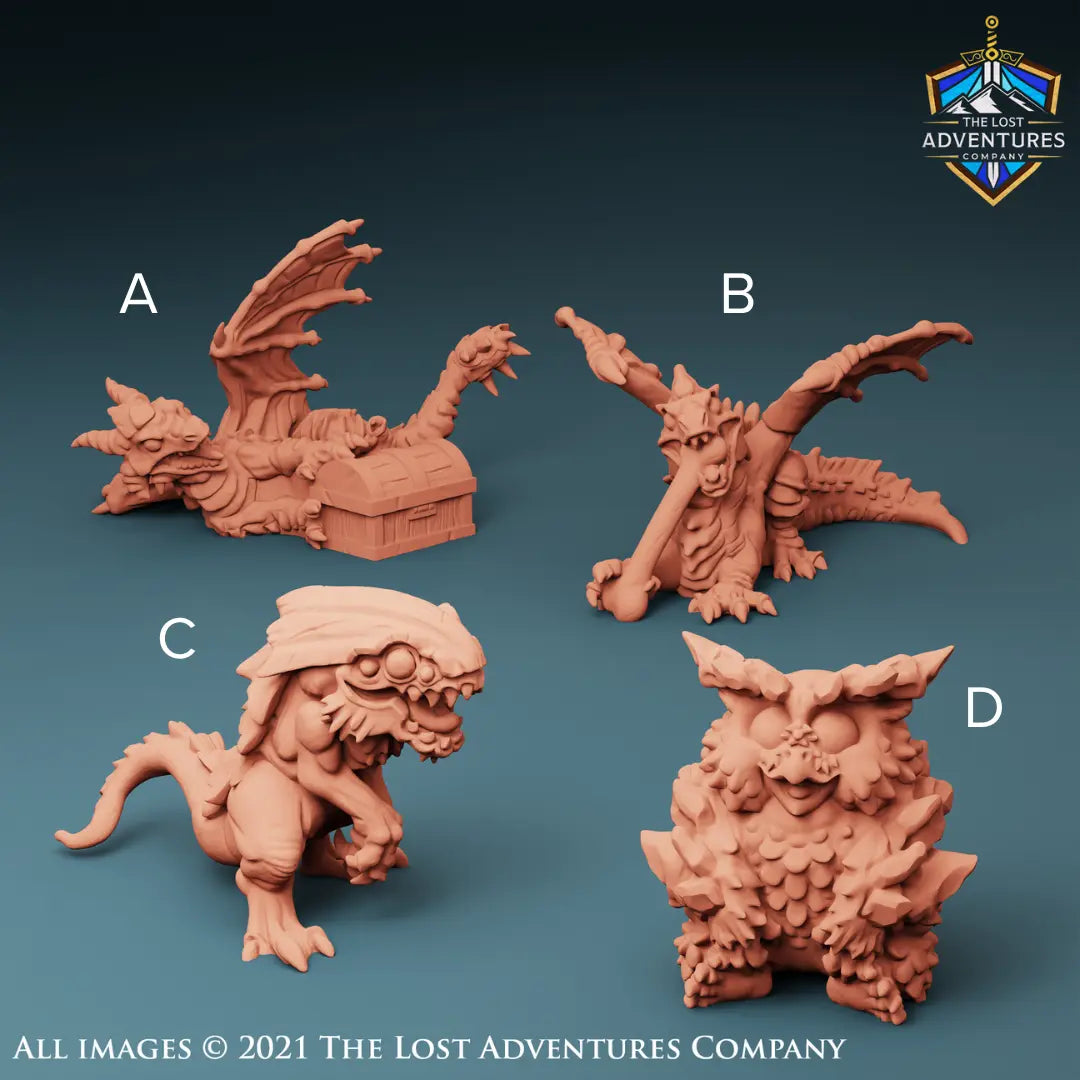 Cutest Baby Creatures • DnD RPG 3D Printed Resin Miniature – The Print ...