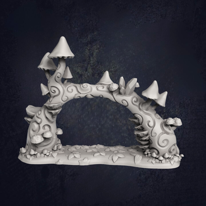 Woodland Mushroom Portal - The Print Tavern D&D RPG Miniature