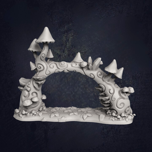 Woodland Mushroom Portal - The Print Tavern D&D RPG Miniature