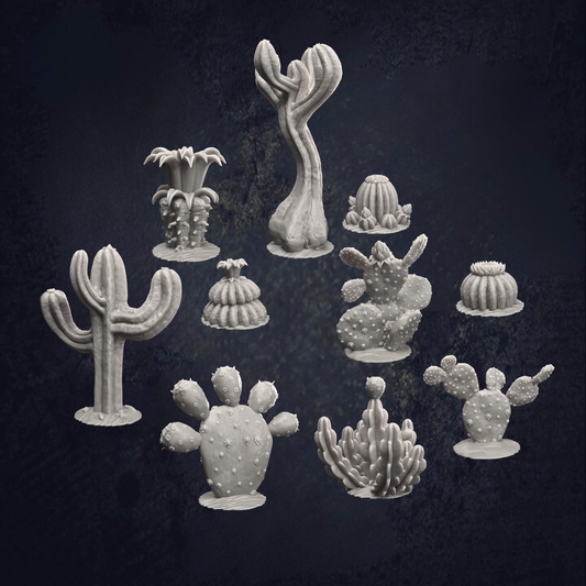 Cacti Mimics - The Print Tavern D&D RPG Miniature