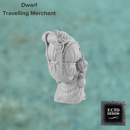 Dwarf Travelling Merchant - The Print Tavern