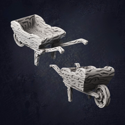 Farm Wheelbarrow - The Print Tavern D&D RPG Miniature
