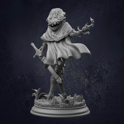 Female Fighter - Erina of Amarth RPG Miniature