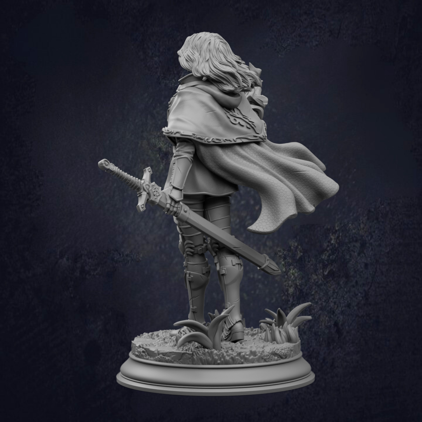 Female Fighter - Erina of Amarth RPG Miniature