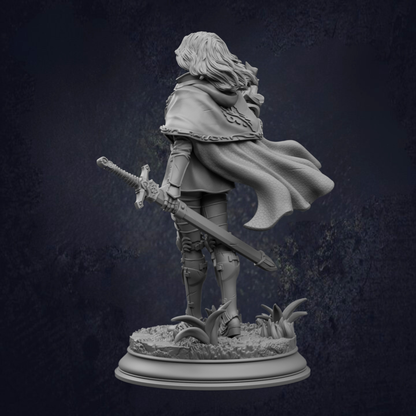 Female Fighter - Erina of Amarth RPG Miniature
