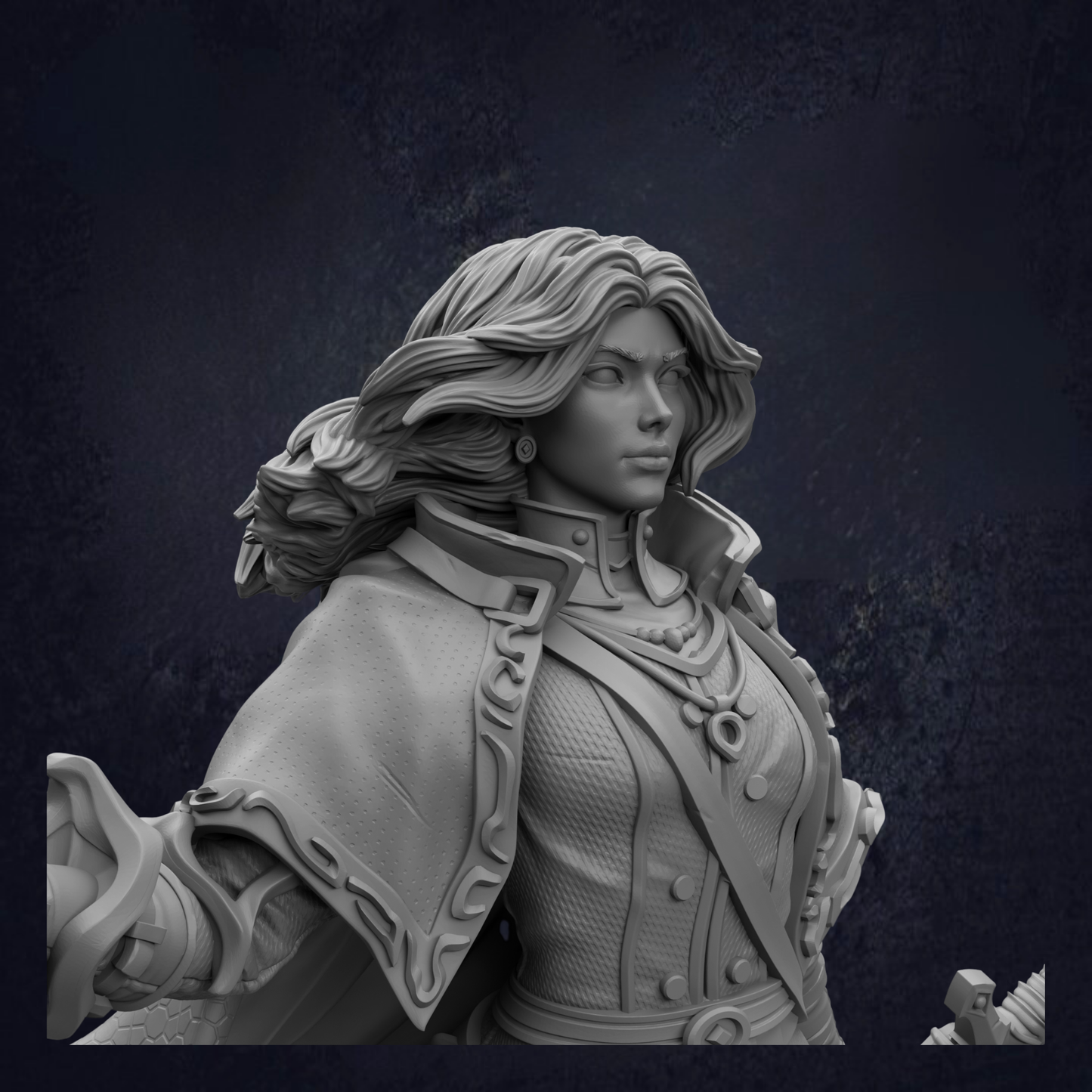 Female Fighter - Erina of Amarth RPG Miniature