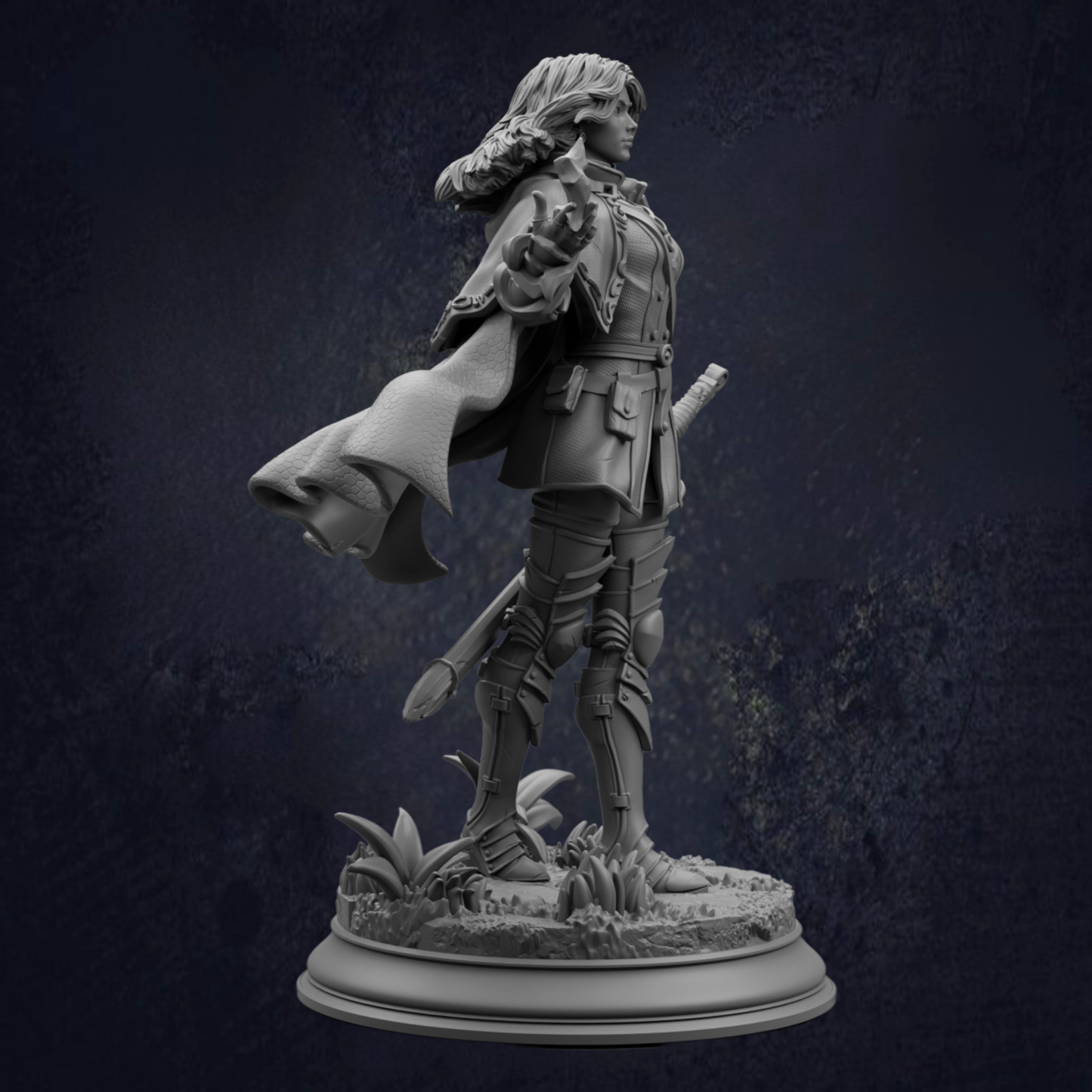 Female Fighter - Erina of Amarth RPG Miniature
