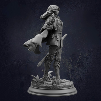 Female Fighter - Erina of Amarth RPG Miniature