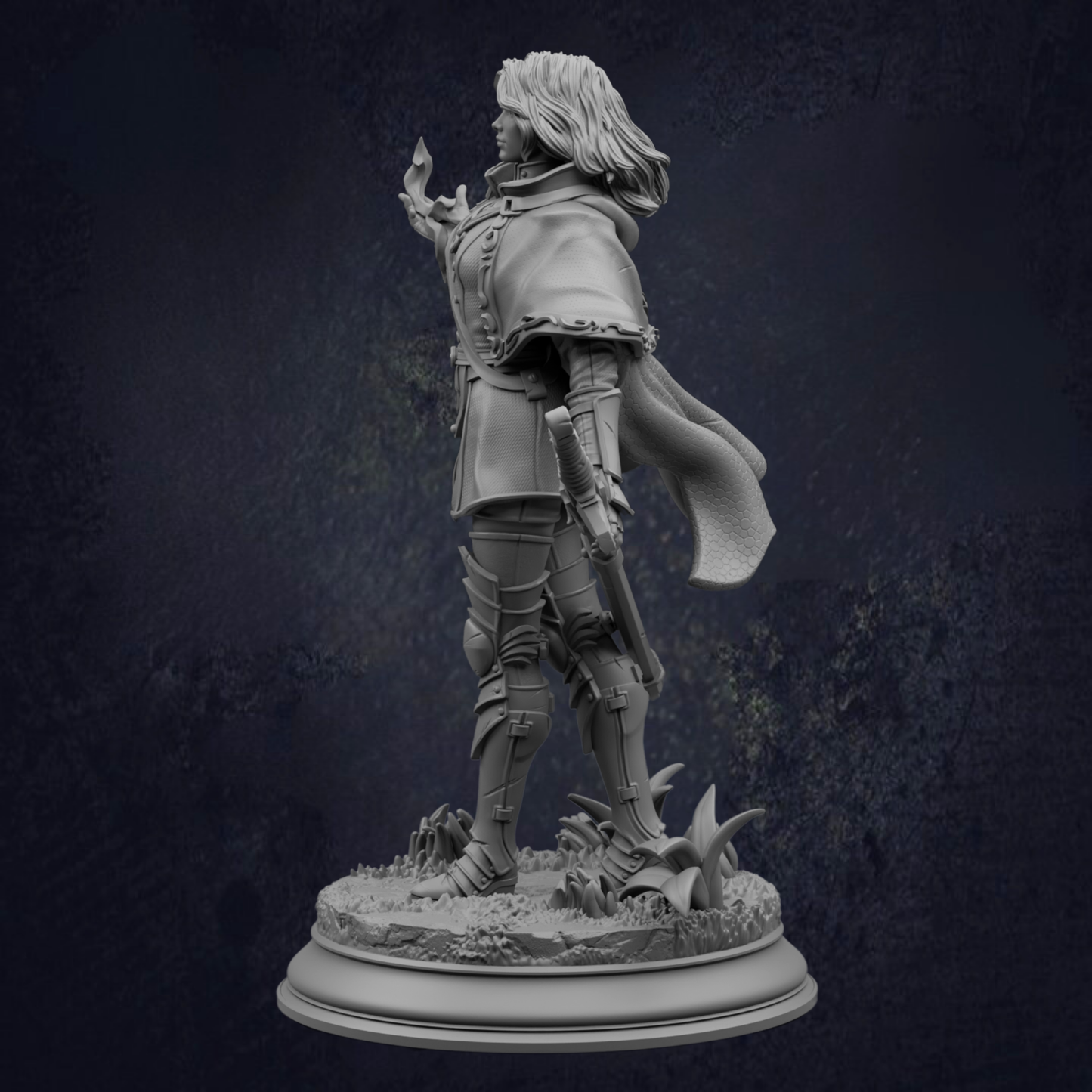 Female Fighter - Erina of Amarth RPG Miniature