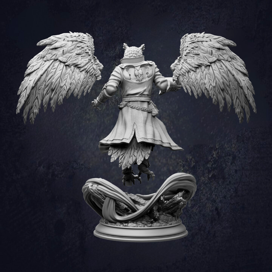 Owlfolk Sorcerer - Hoover Brightfeather RPG Miniature