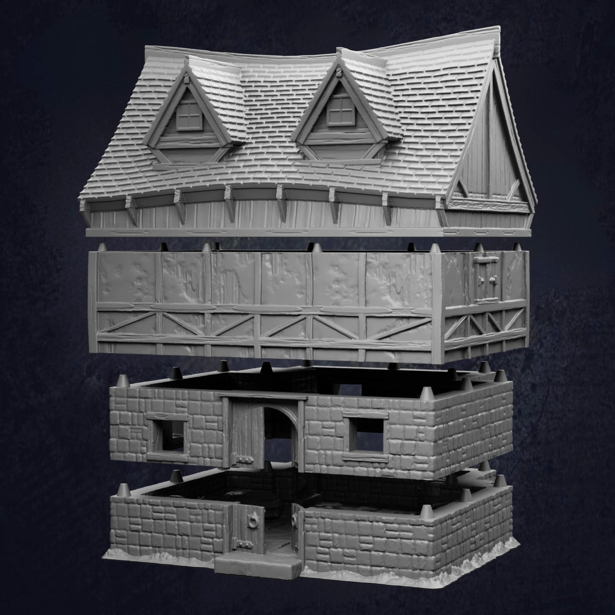 Hangman's Cottage - Multi-level D&D Building