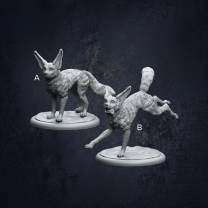 Fox Companion - The Print Tavern D&D RPG Miniature