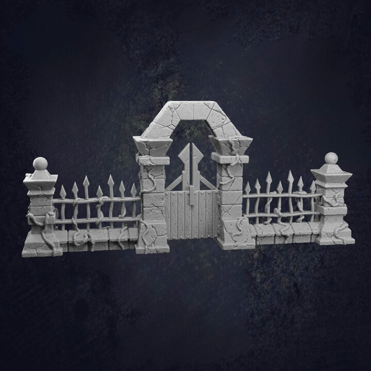 Cemetery Gate and Fences