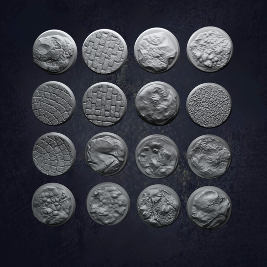 Set of 16 Terrain Bases