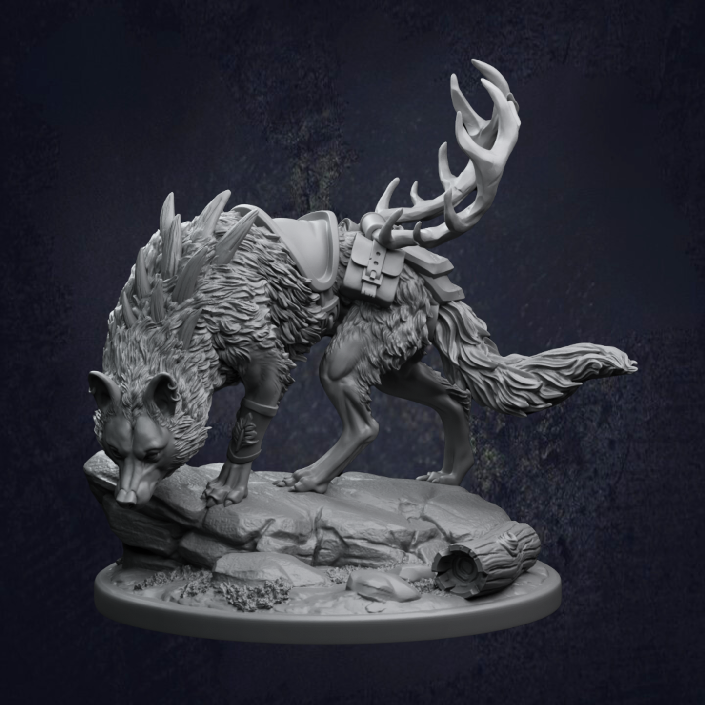 Mounted Female Ranger Lila and Grimpaw