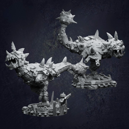 Armoured Dinosaur Mounted Goblin Rorg