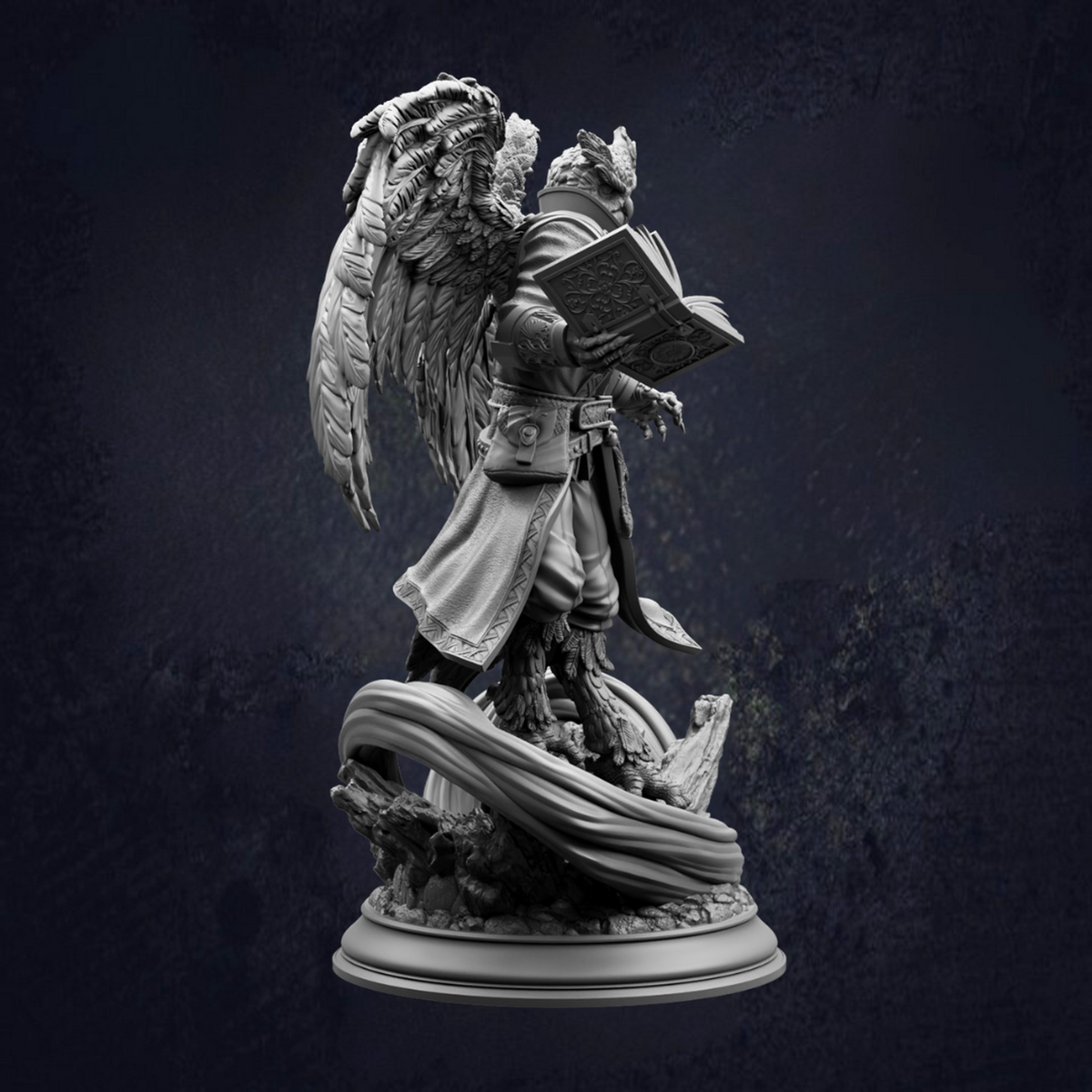Owlfolk Sorcerer - Hoover Brightfeather RPG Miniature