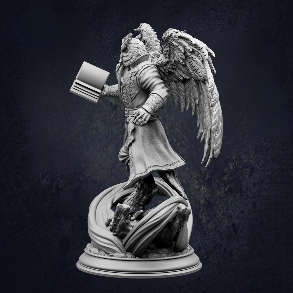 Owlfolk Sorcerer - Hoover Brightfeather RPG Miniature