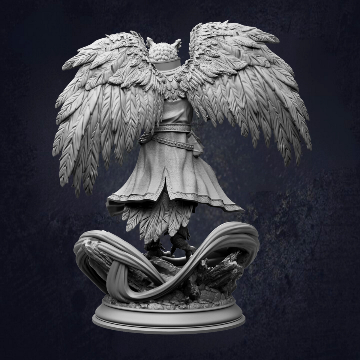 Owlfolk Sorcerer - Hoover Brightfeather RPG Miniature