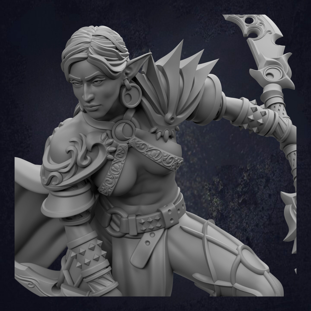 Female Drow Rogue  - Ilyara Deri Assassin