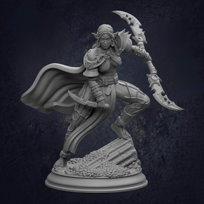 Female Drow Rogue  - Ilyara Deri Assassin