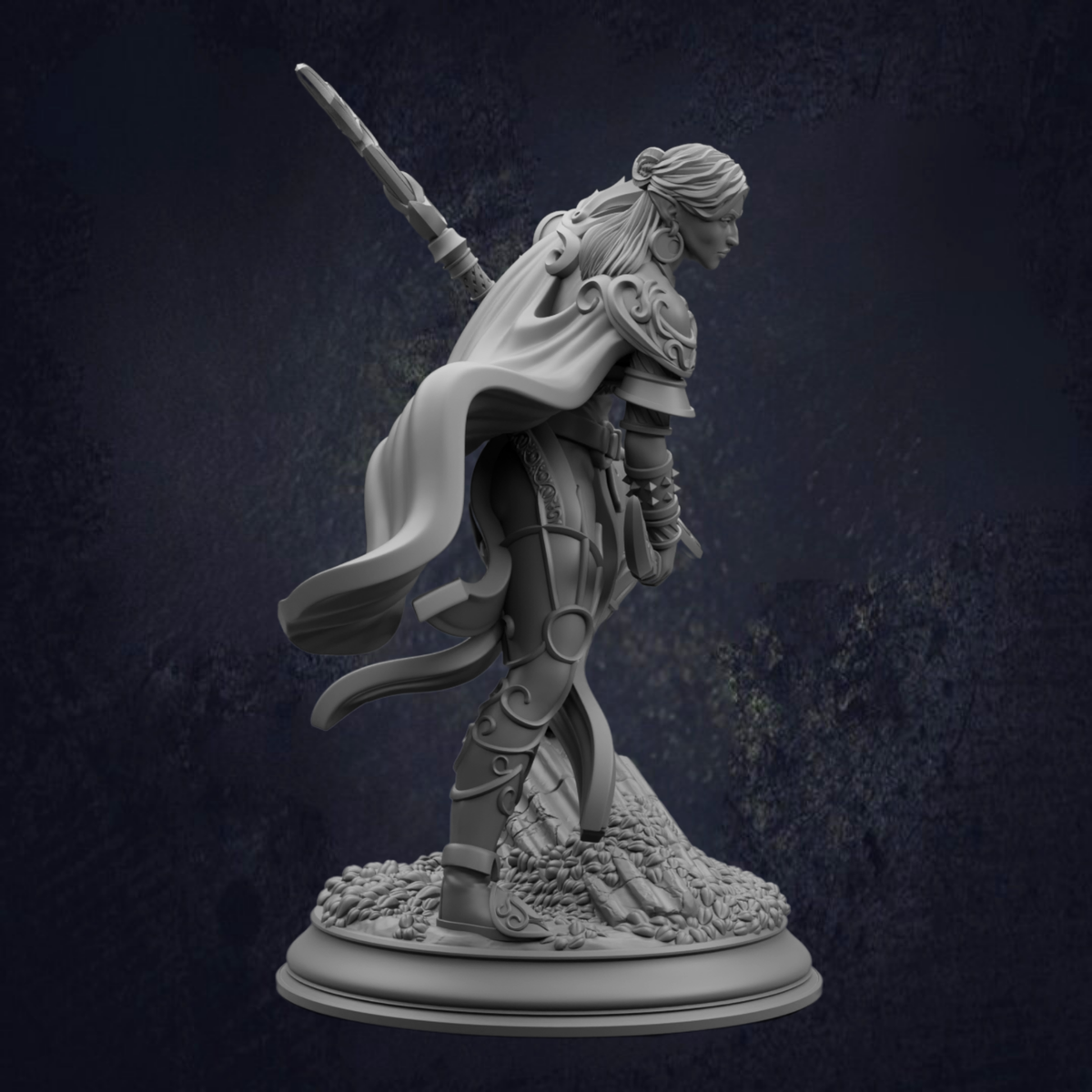 Female Drow Rogue  - Ilyara Deri Assassin