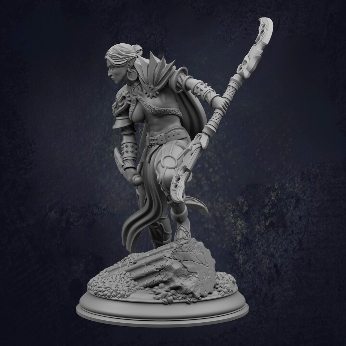 Female Drow Rogue  - Ilyara Deri Assassin