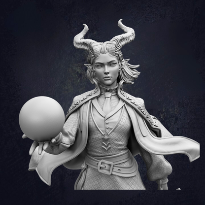 Female Tiefling Warlock - Ivy Dupre