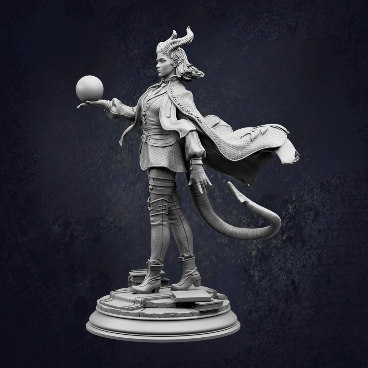 Female Tiefling Warlock - Ivy Dupre