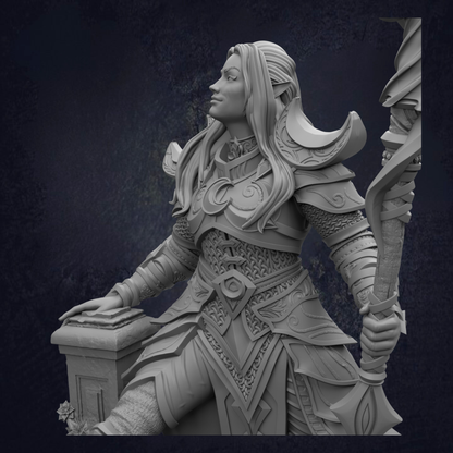 Female Elf Cleric - Kladna Glydrin Arch Warden