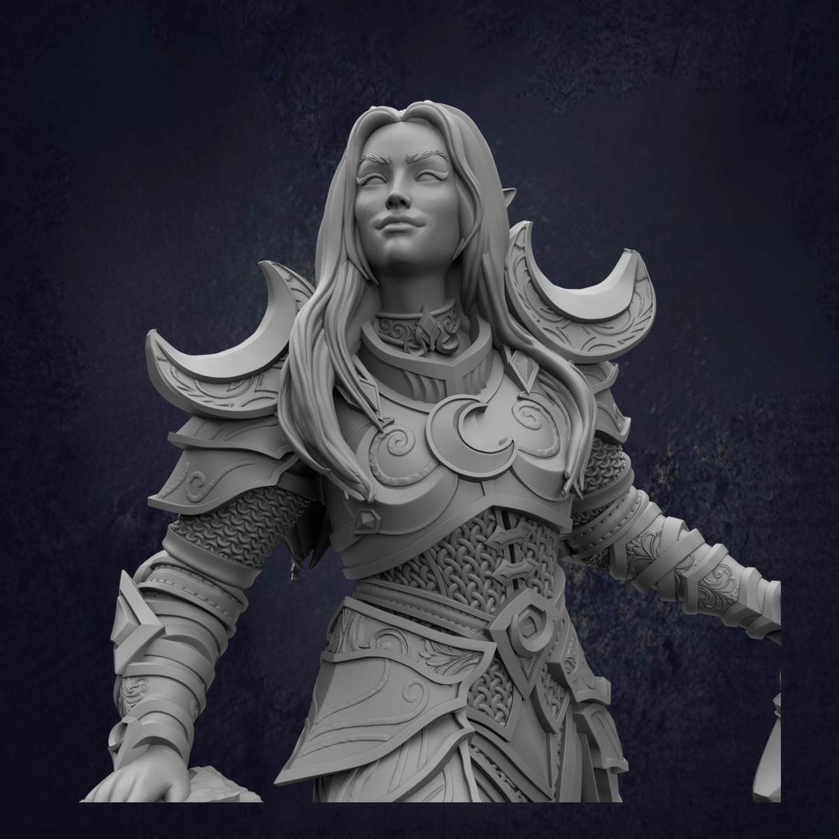 Female Elf Cleric - Kladna Glydrin Arch Warden