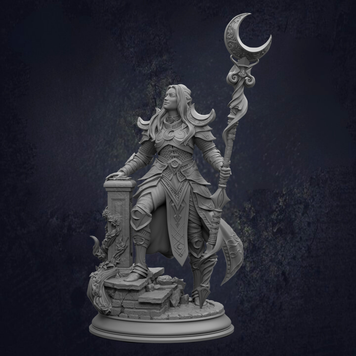 Female Elf Cleric - Kladna Glydrin Arch Warden