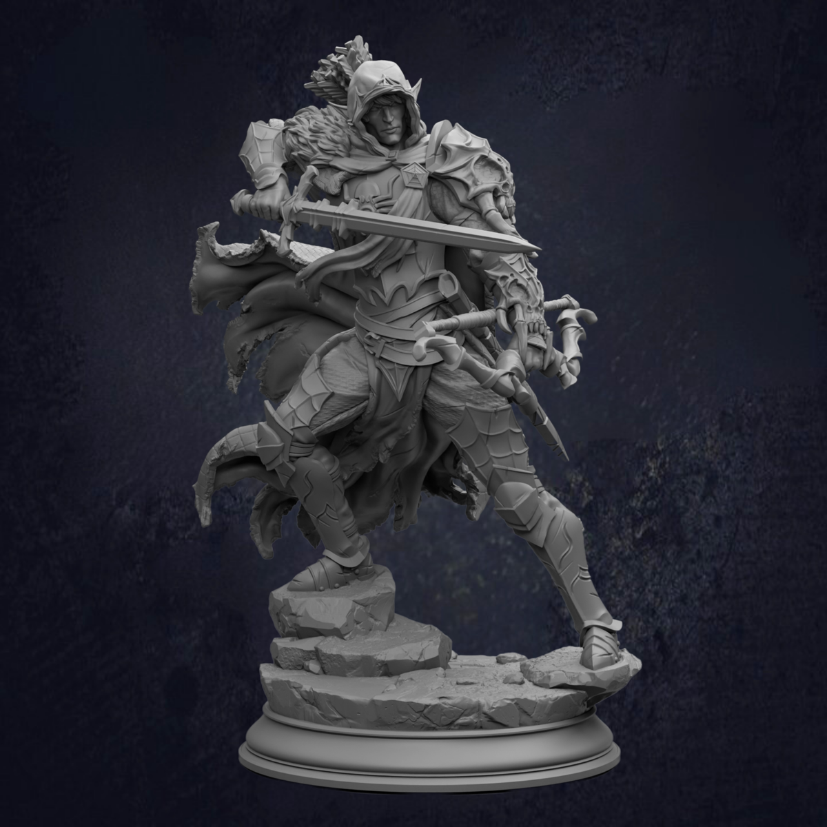 Karazor  Drow Ranger Front View