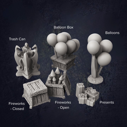 Carnival Scatter - The Print Tavern D&D RPG Miniature