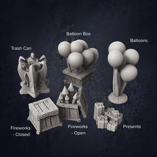Carnival Scatter - The Print Tavern D&D RPG Miniature
