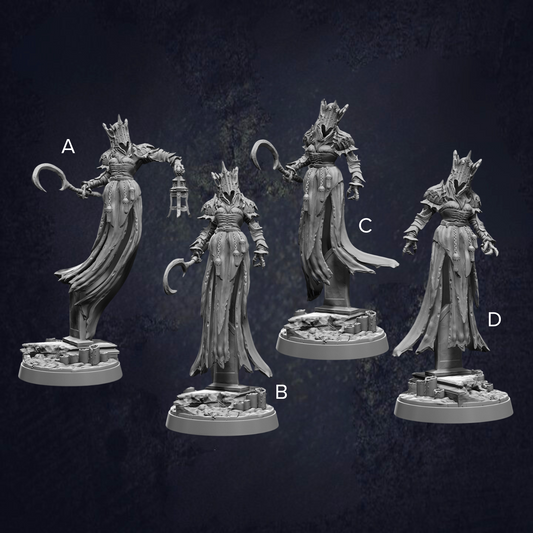 Mournful Hag Female Wraith - The Print Tavern D&D RPG Miniature