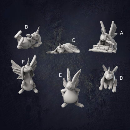 Bunnycorns - The Print Tavern D&D RPG Miniature