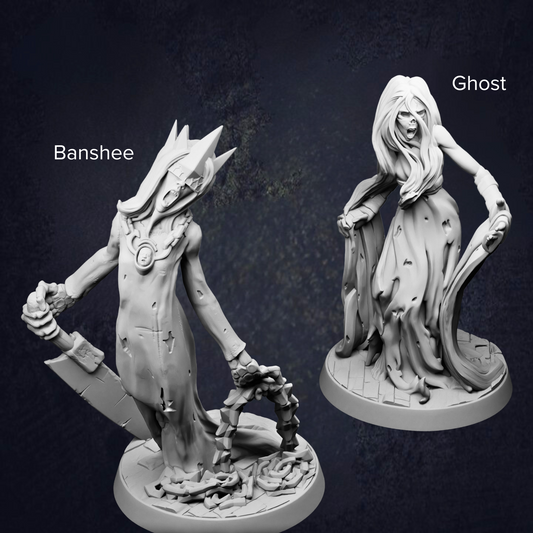 Ghosts - The Print Tavern D&D RPG Miniature