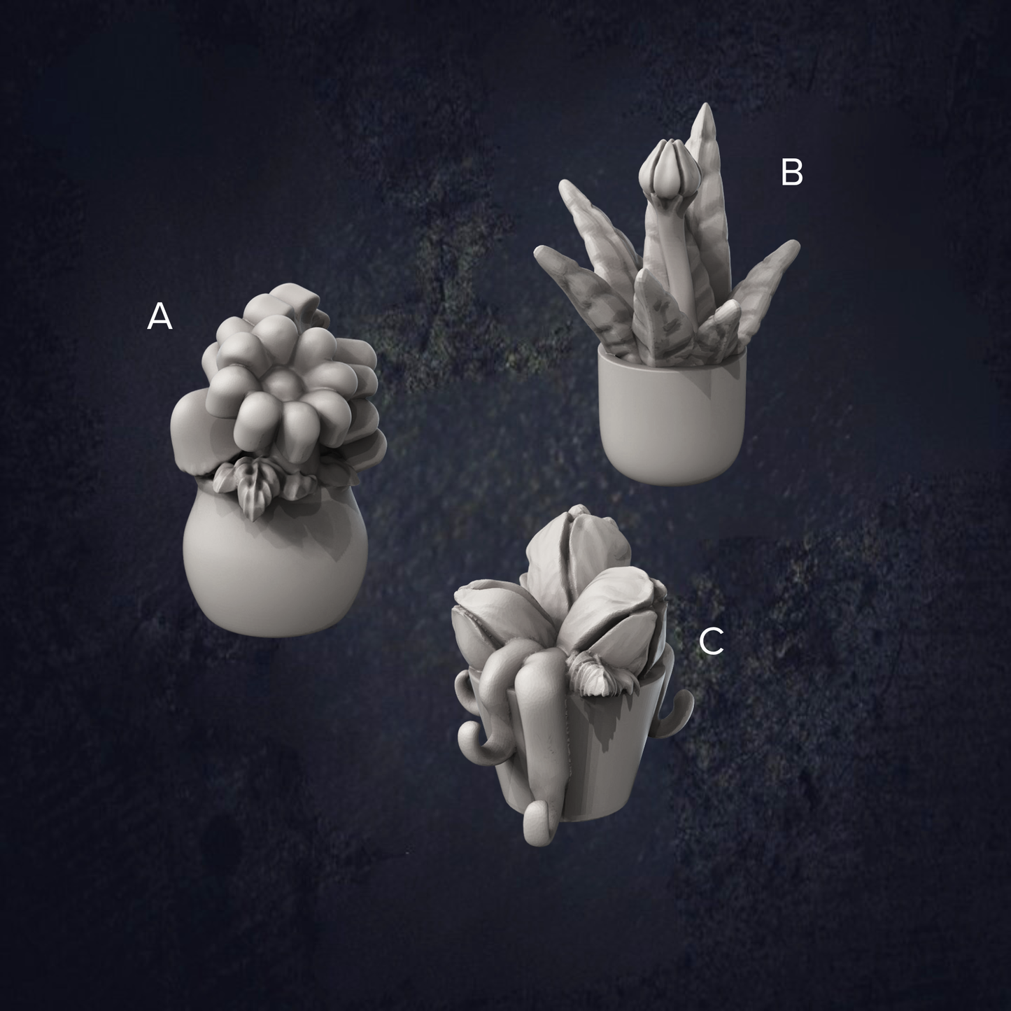 Plant Pots - The Print Tavern D&D RPG Miniature