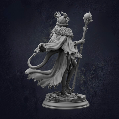 Female Tiefling Sorcerer - Mallory the Envious