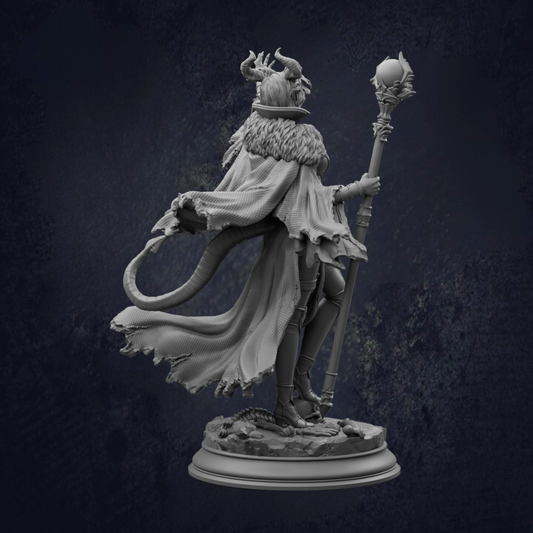 Female Tiefling Sorcerer - Mallory the Envious
