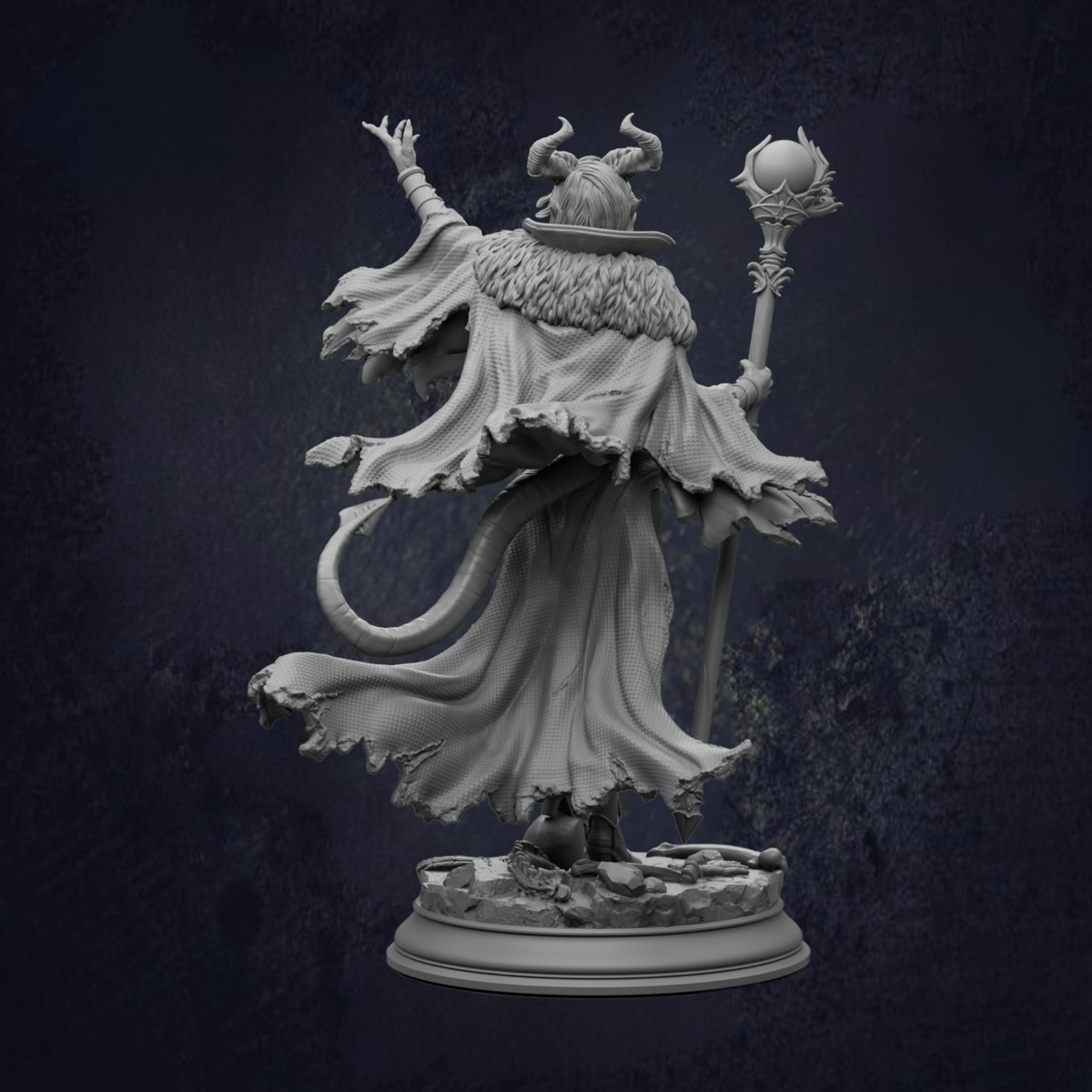 Female Tiefling Sorcerer - Mallory the Envious
