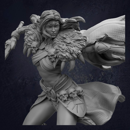Narazin_Drow_Rogue Assassin_Close Up 1 View