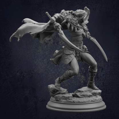 Narazin_Drow_Rogue Assassin_Front Left View