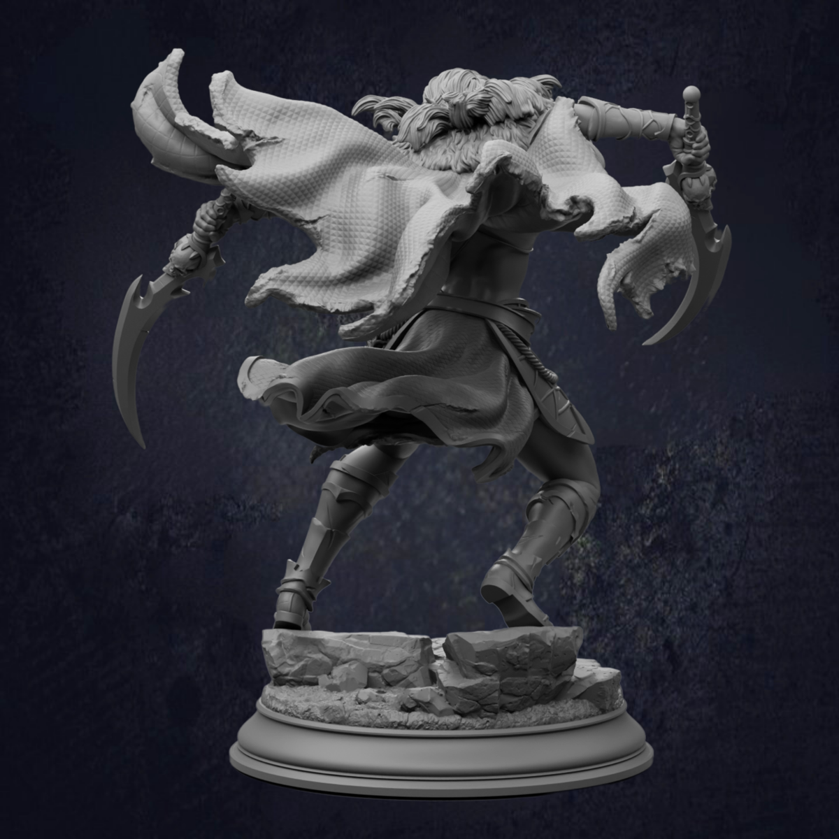 Narazin_Drow_Rogue Assassin_Rear View